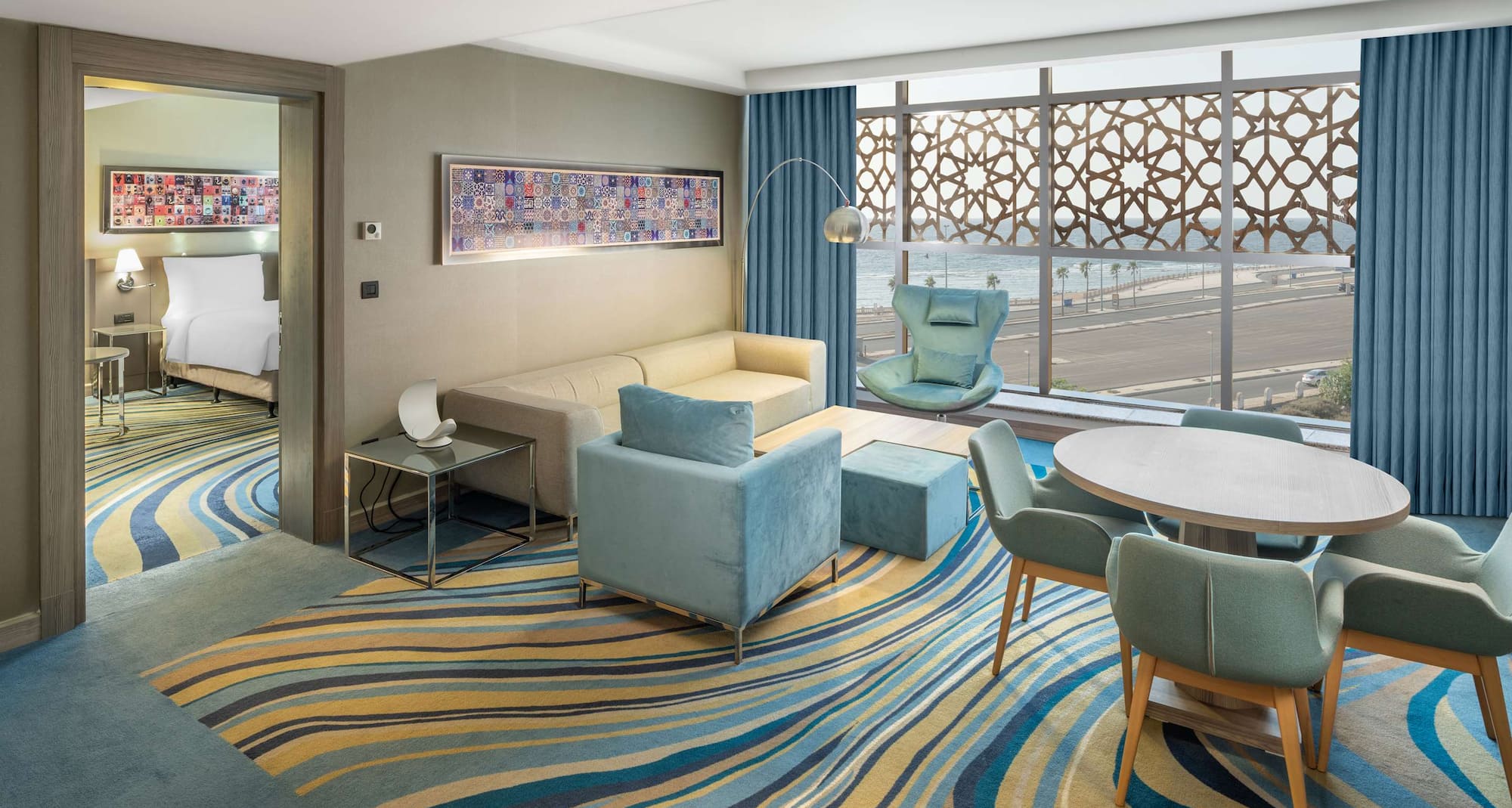 Radisson Blu Hotel, Jeddah Corniche - One Bedroom Suite with Lounge Access - Partial Sea View