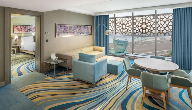 Radisson Blu Hotel, Jeddah Corniche - One Bedroom Suite with Lounge Access - Partial Sea View