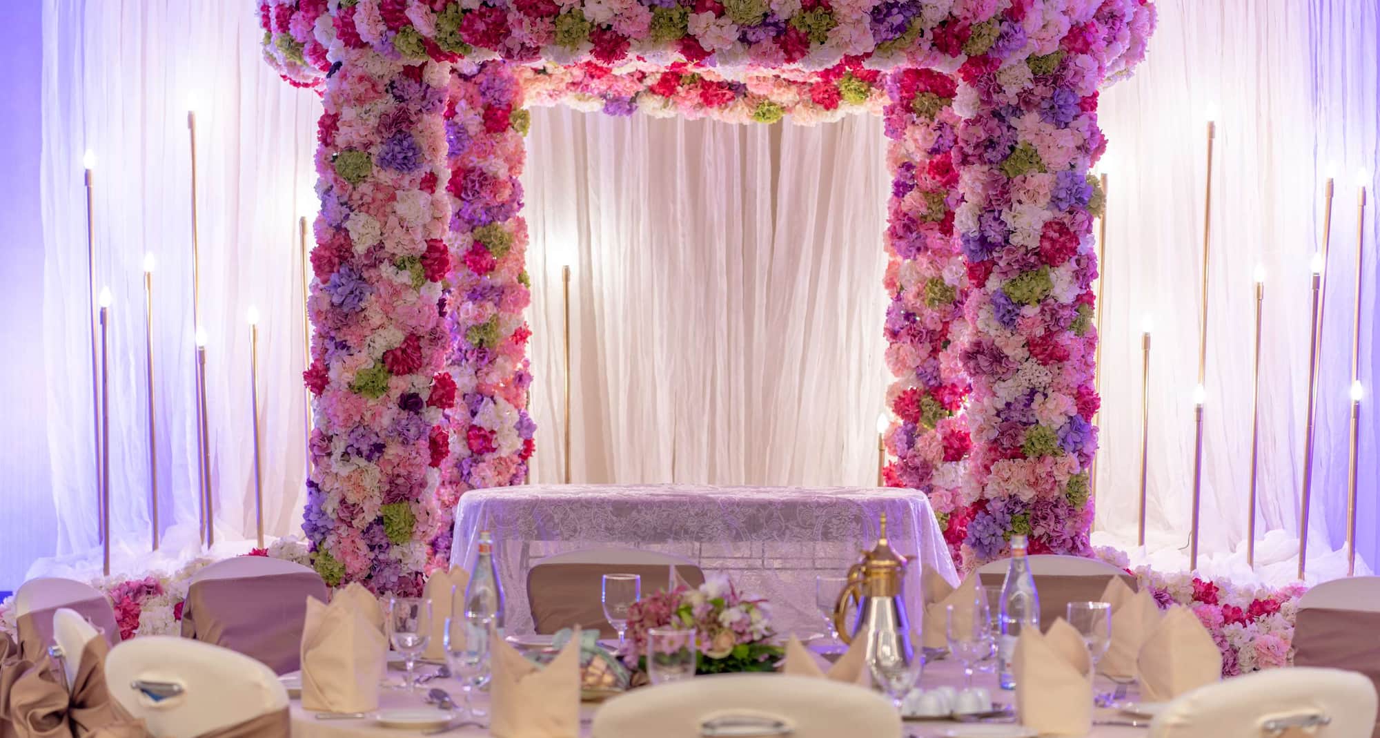 فندق راديسون بلو، جدة الكورنيش، تجهيزات حفلات الزفاف