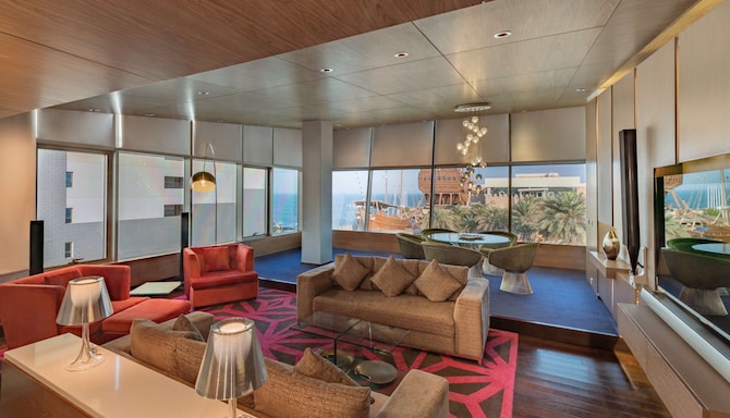 Radisson Blu Hotel, Kuwait - Presidential Suite with lounge access & sea view