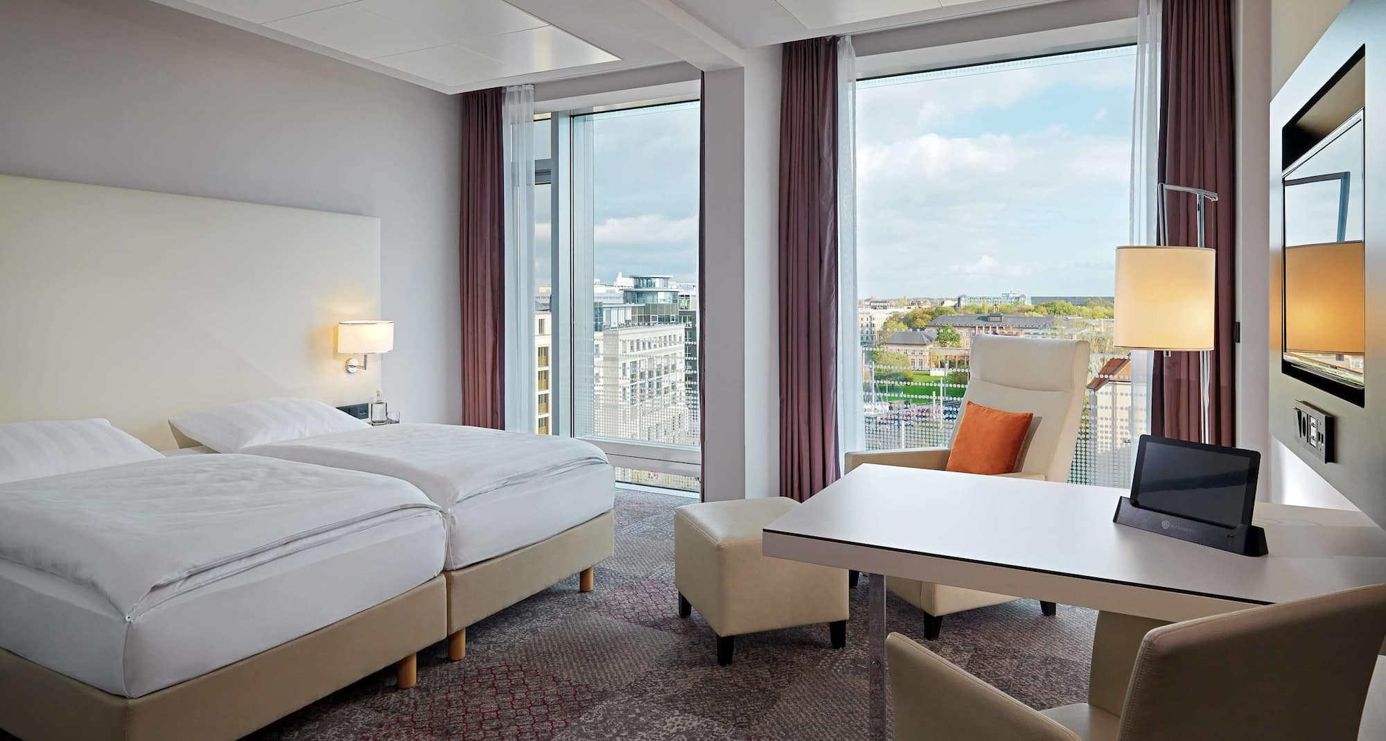 Radisson Blu Hotel, Leipzig - Premium Room view