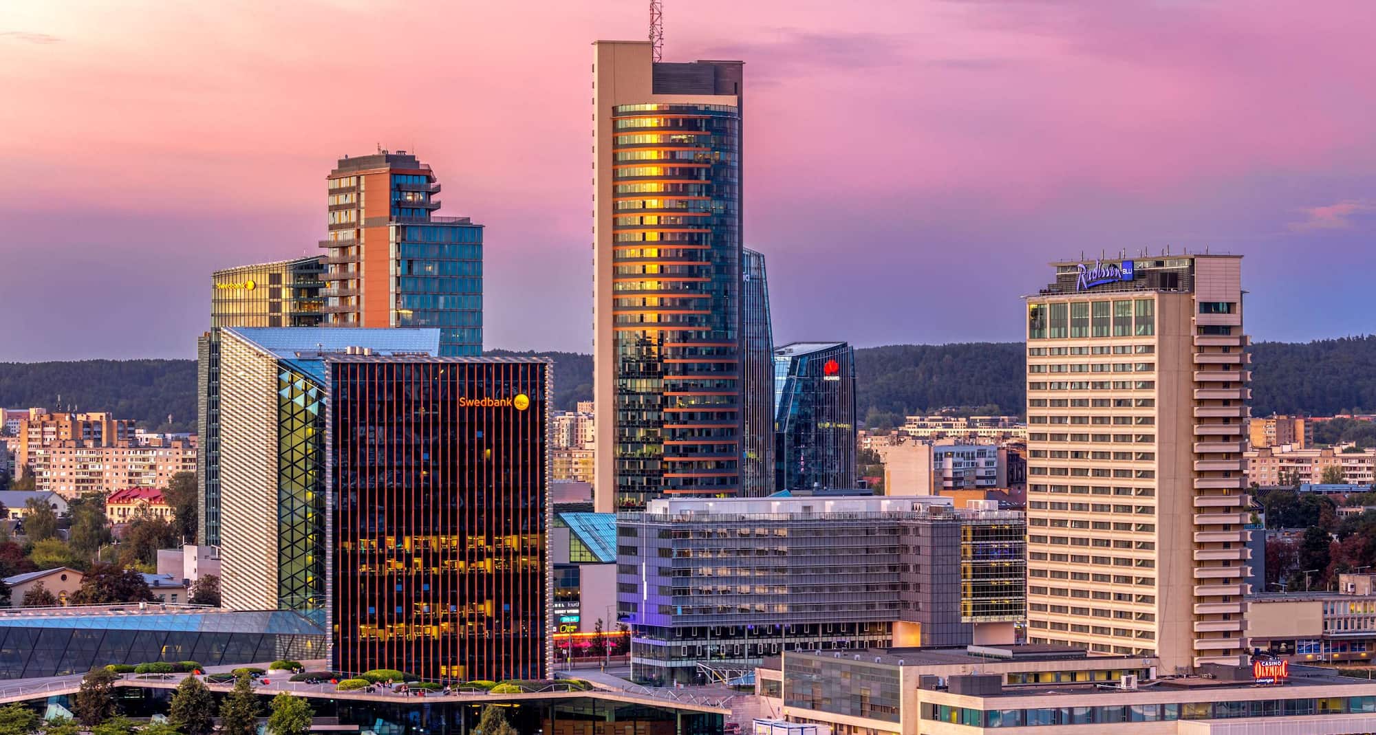 Radisson Blu Hotel Lietuva, Vilnius - Evening picture