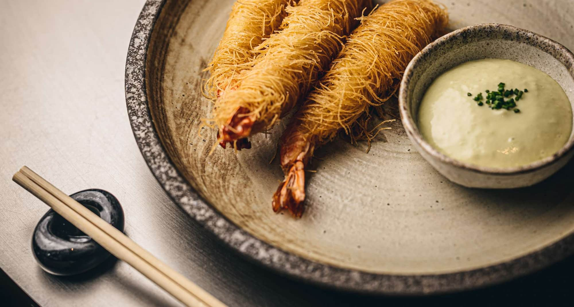 Radisson Blu Hotel, London Bloomsbury - Bloomsbury Street Kitchen - Crispy filo king prawns with wasabi mayonnaise