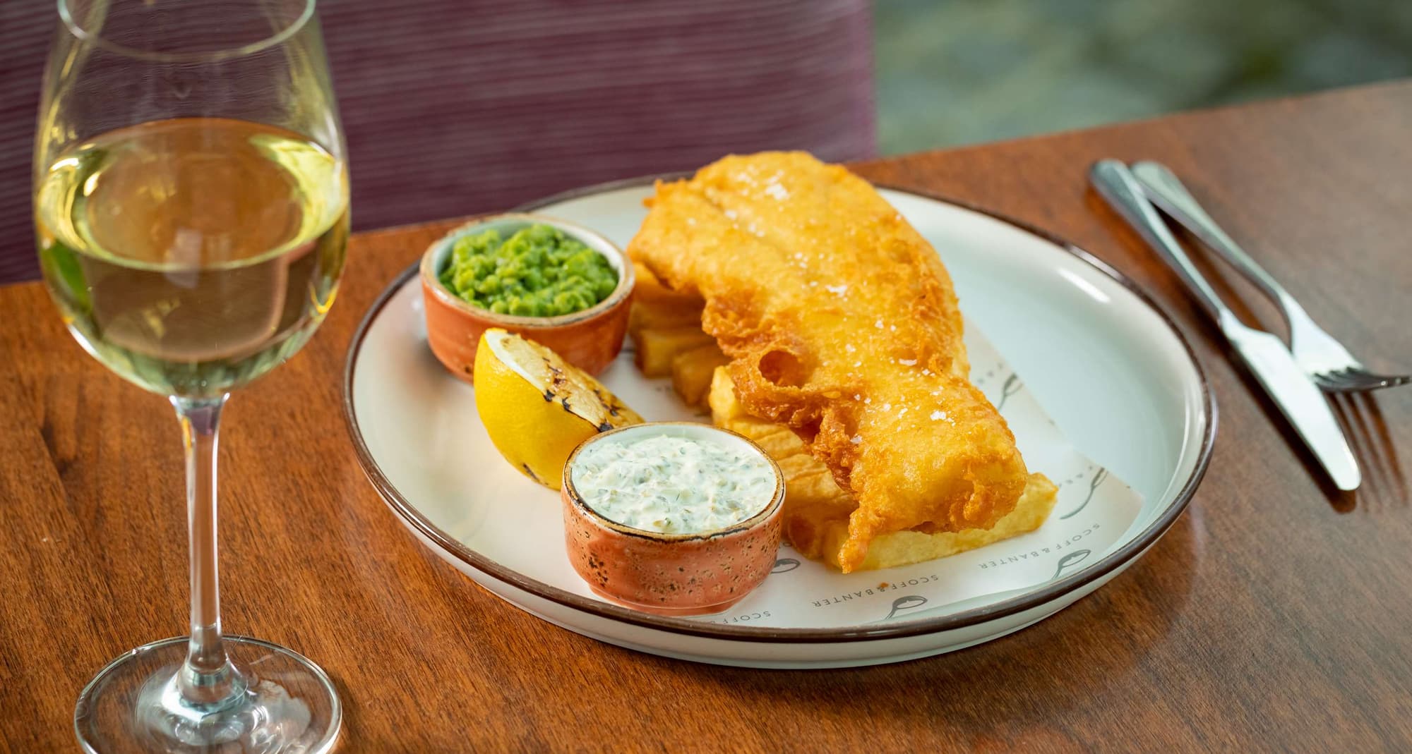 Radisson Blu Hotel, London Canary Wharf East - Scoff and Banter -  Fish and chips