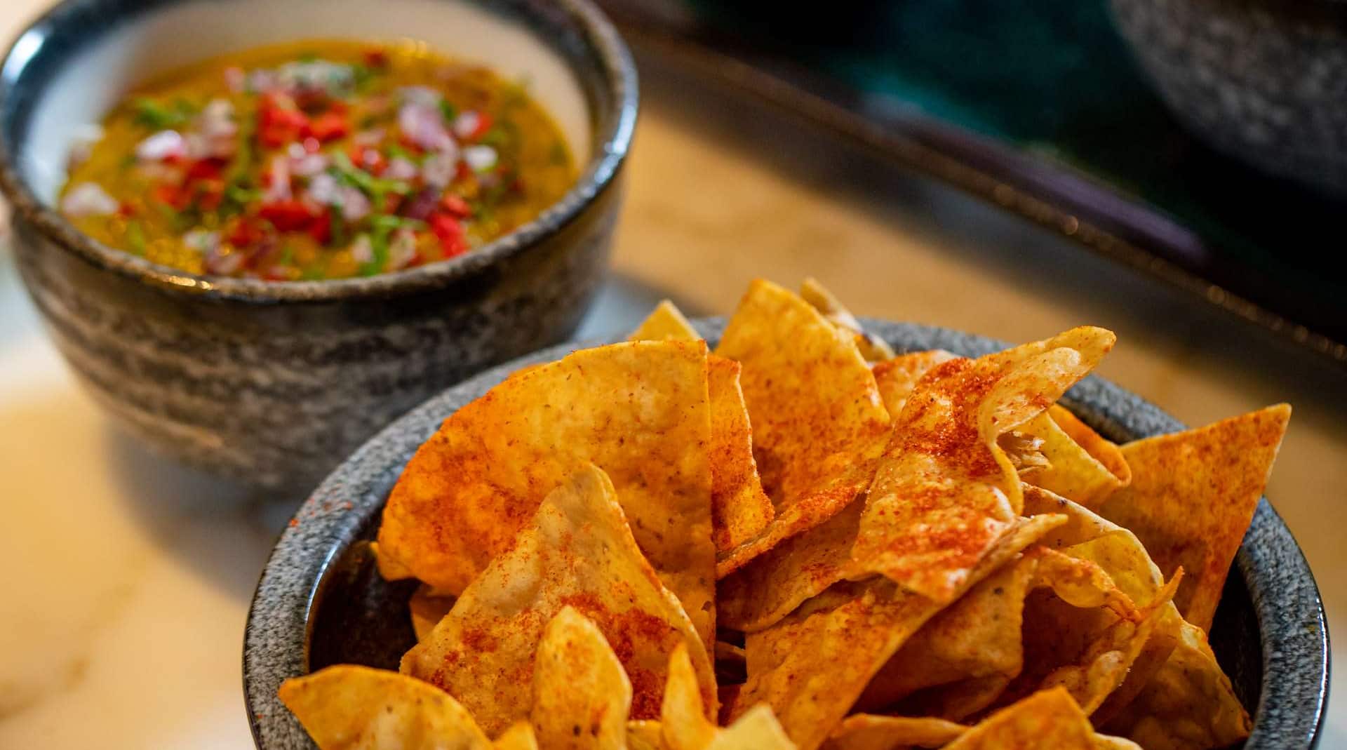 Radisson Blu Edwardian Hampshire Hotel, London - Signature guacamole with paprika-spiced nachos