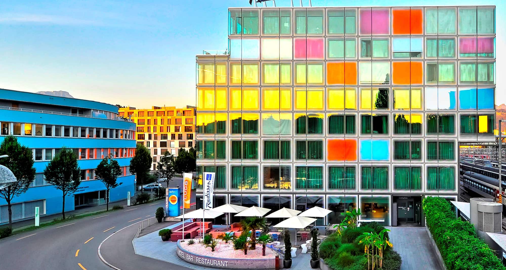 Radisson Blu Hotel, Lucerne - Außenansicht
