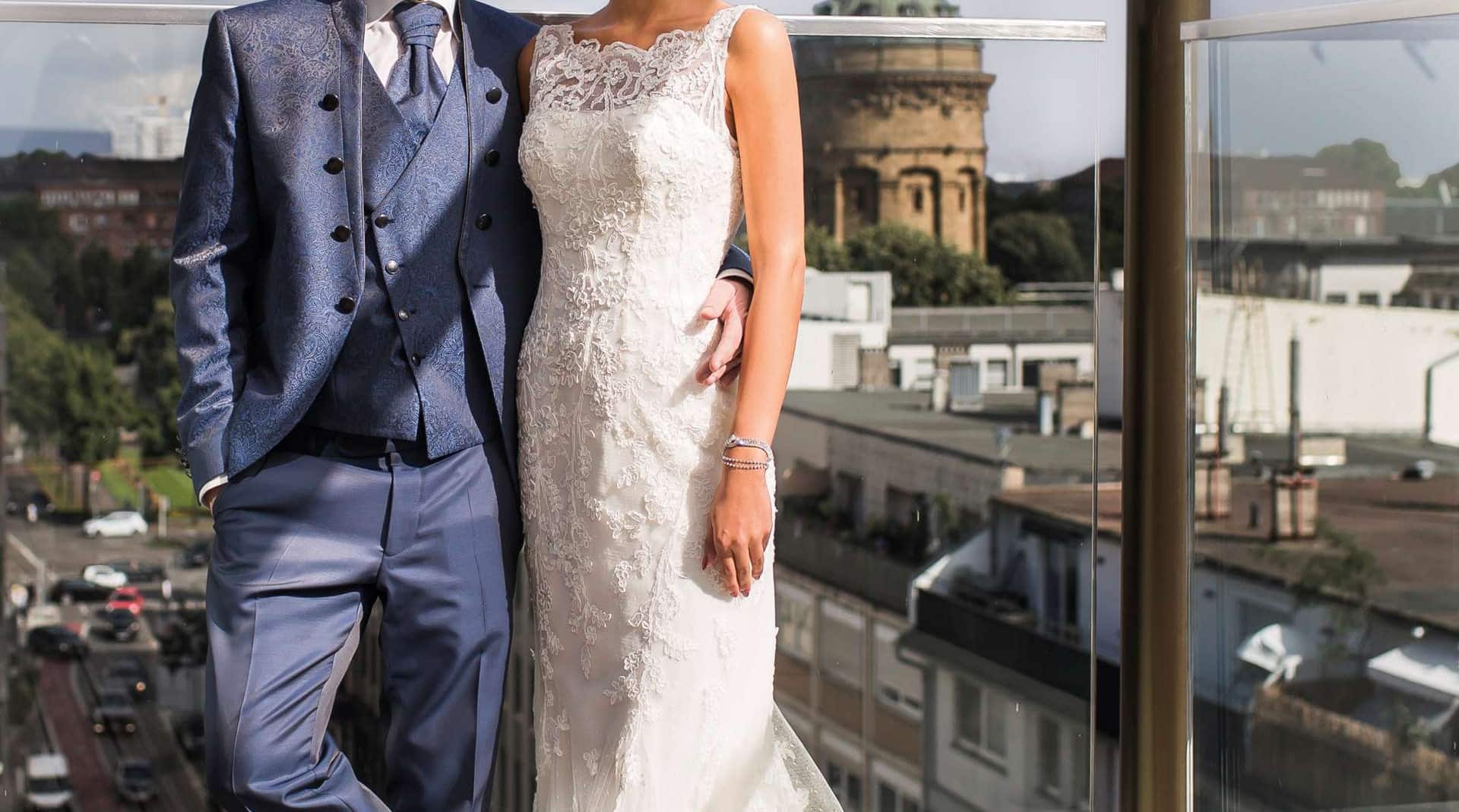 Radisson Blu Hotel, Mannheim - Bridal couple / roof terrace