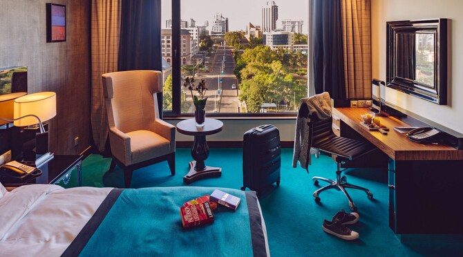 فندق راديسون بلو نيروبي، أبرهل - إطلالة على الأفق من الغرفة الفاخرة