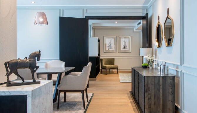 فندق راديسون بلو نيروبي، أبرهل - مساحة مخصصة لتناول الطعام في الجناح الرئاسي