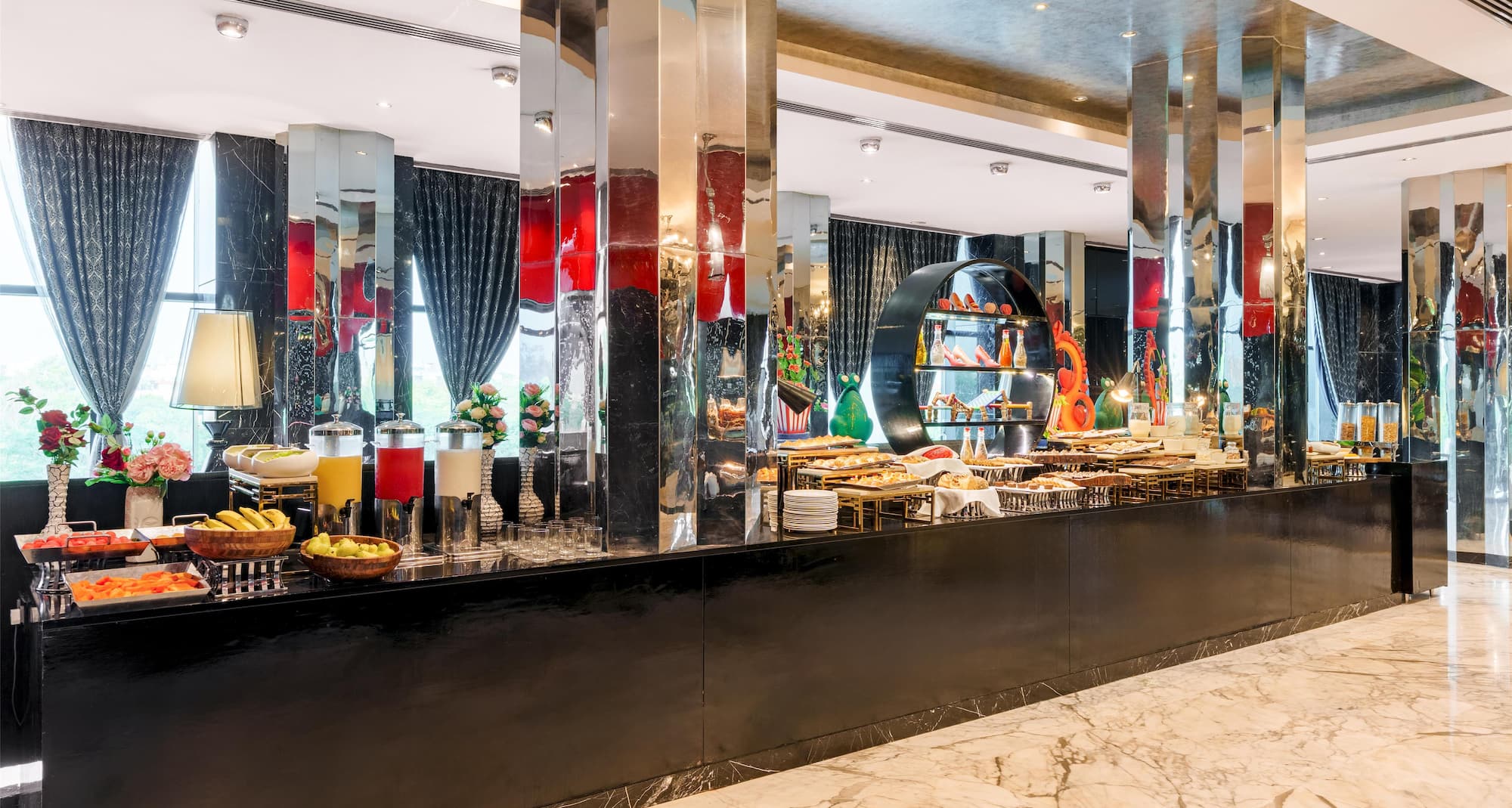 Radisson Blu Hotel, New Delhi Paschim Vihar - Breafast Setup