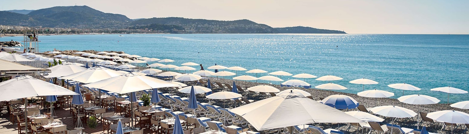 尼斯丽笙酒店 - Régence Plage海滩餐厅