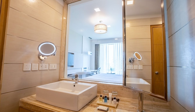 Radisson Blu Hotel, Pune Hinjawadi - BUSINESS CLASS ROOM BATHROOM
