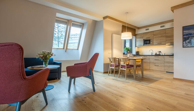 Radisson Blu Hotel & Residences, Zakopane - apartament z dwiema sypialniami i loggią
