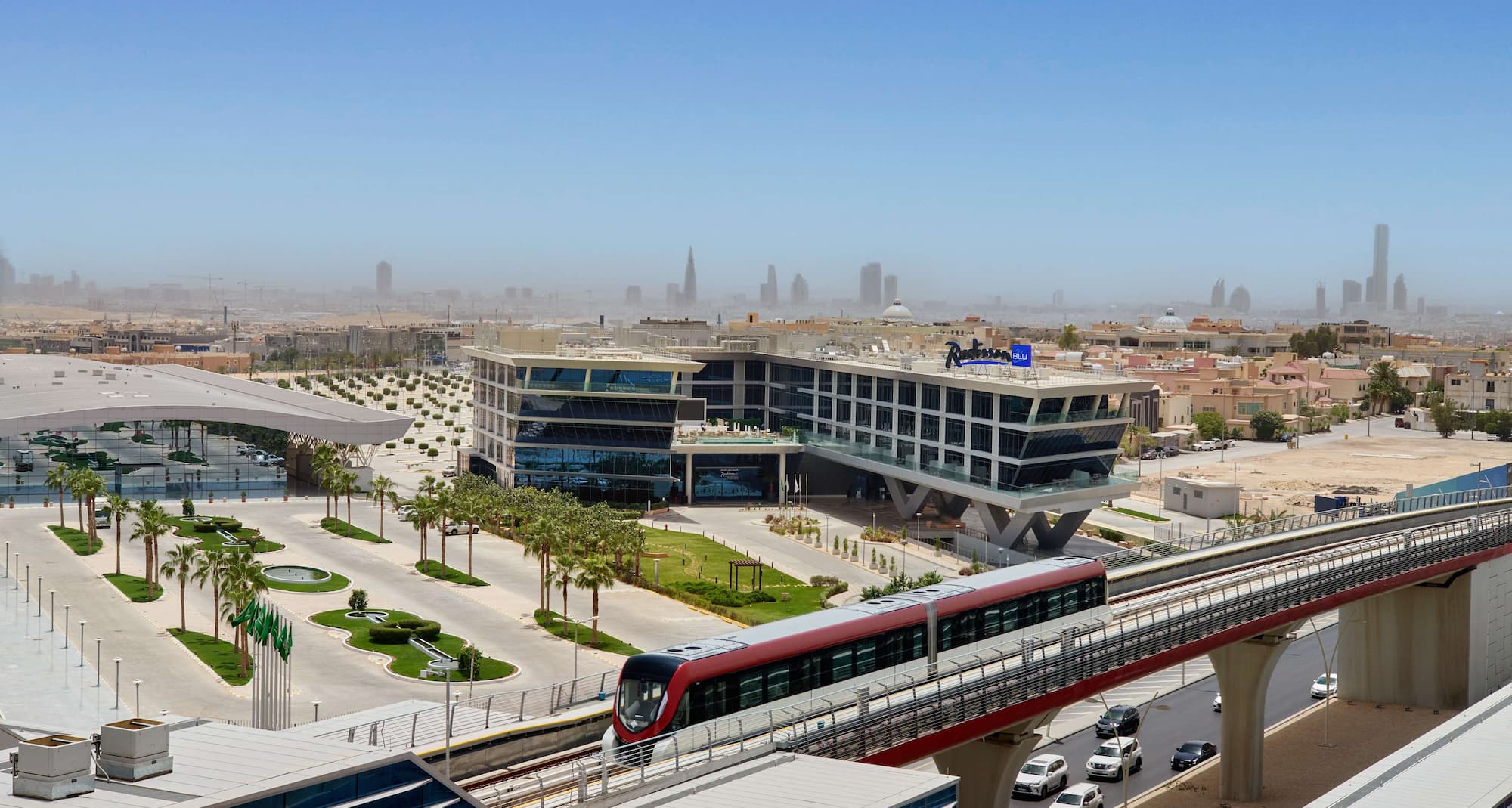 Radisson Blu Hotel, Riyadh Convention & Exhibition Center - RB RICEC Exterior Veiw Metro Station