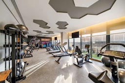 فندق راديسون بلو، الرياض قرطبة، صالة ألعاب رياضية للرجال بإطلالة خارجية