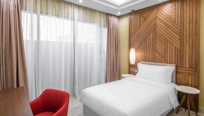 Radisson Blu Hotel, Riyadh Qurtuba - Single bed bedroom-Villa