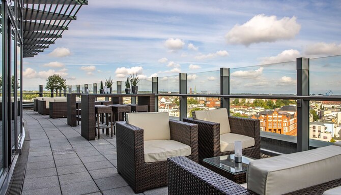 Radisson Blu Hotel, Rostock - Panorama Deck Terrace