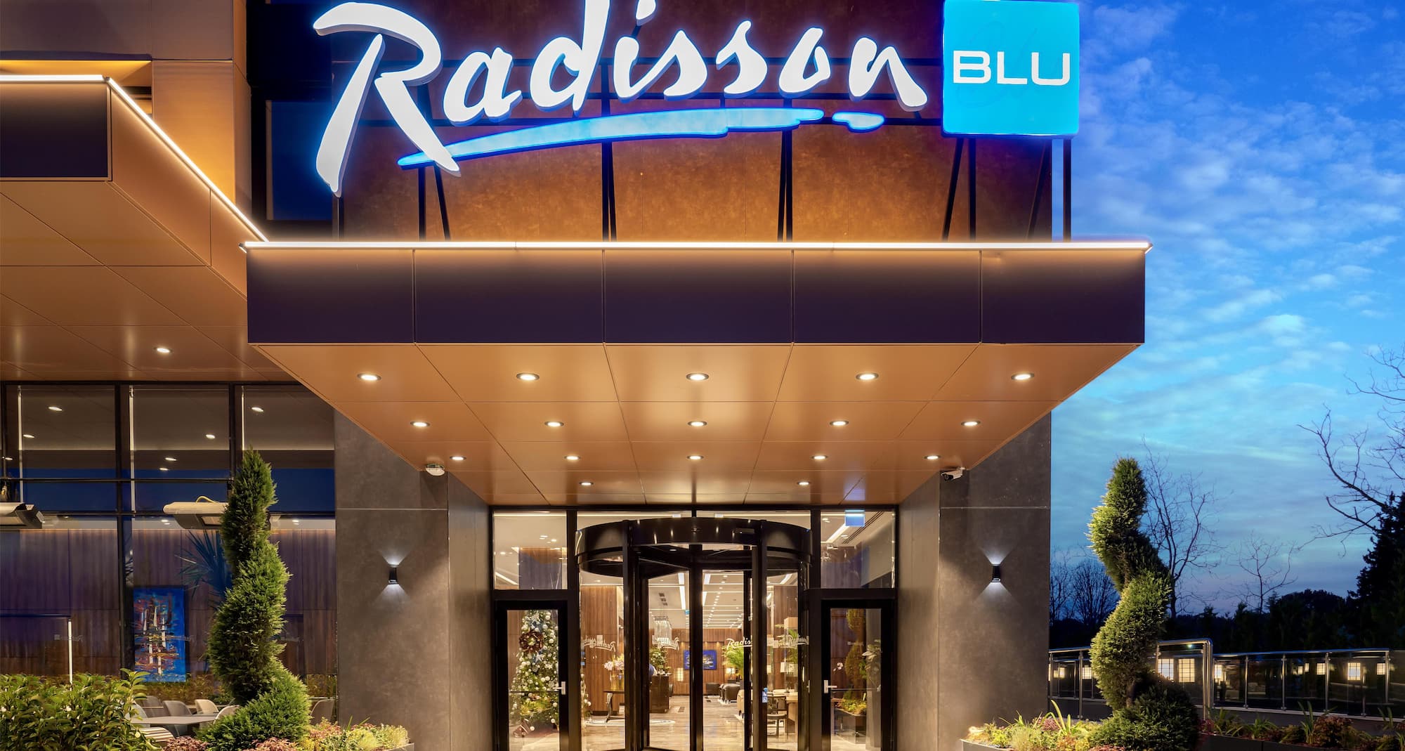 Radisson Blu Hotel, Sakarya - Hotel entrance night view
