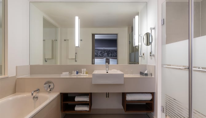 Radisson Blu Hotel Sandton, Johannesburg - 套房浴室