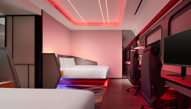 Radisson Blu Hotel, Shanghai Stadium - Standard E-Sports Room Twin bed