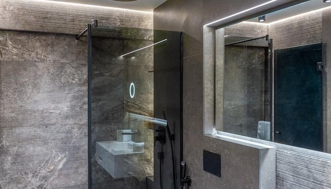 Radisson Blu Hotel, Sinaia Cota 1400 - Standard mountain view terrace bathroom