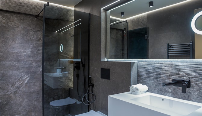 Radisson Blu Hotel, Sinaia Cota 1400 - Premium Mountain View Bathroom