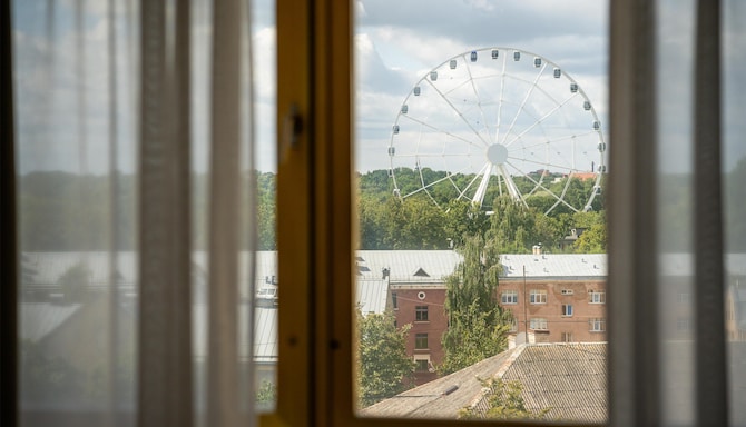 Radisson Blu Hotel & Spa, Daugava Riga - Вид из люкса