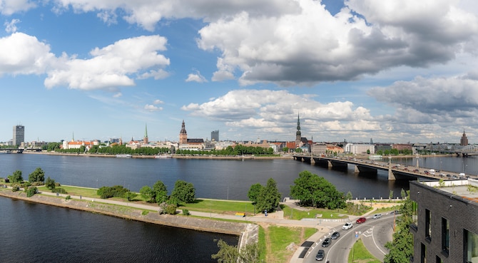 Radisson Blu Hotel & Spa, Daugava Riga - Näkymä sviitistä