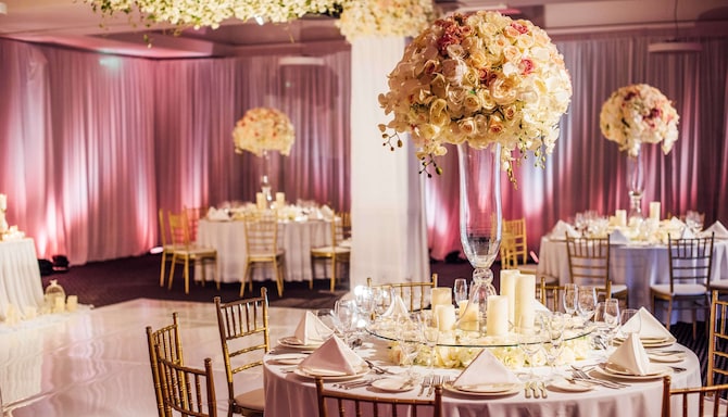 Radisson Blu Hotel and Spa, Daugava Riga - Daugava ballroom with wedding setup