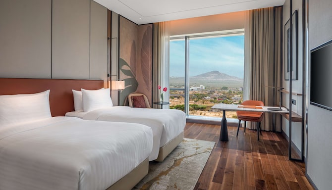 Radisson Blu Hotel & Spa, Nashik - Superior Twin Room with hill view