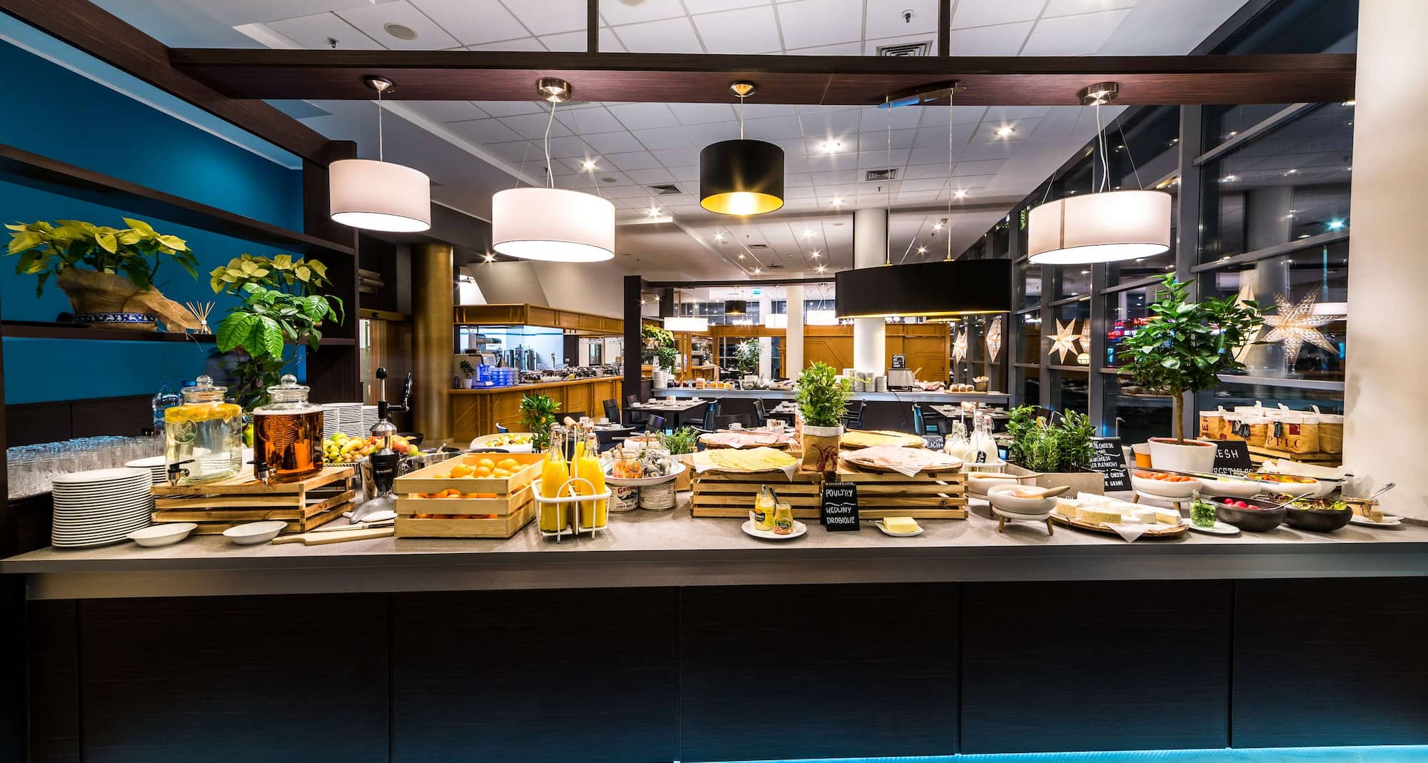 Radisson Blu Hotel, Szczecin - bufet w restauracji Europa