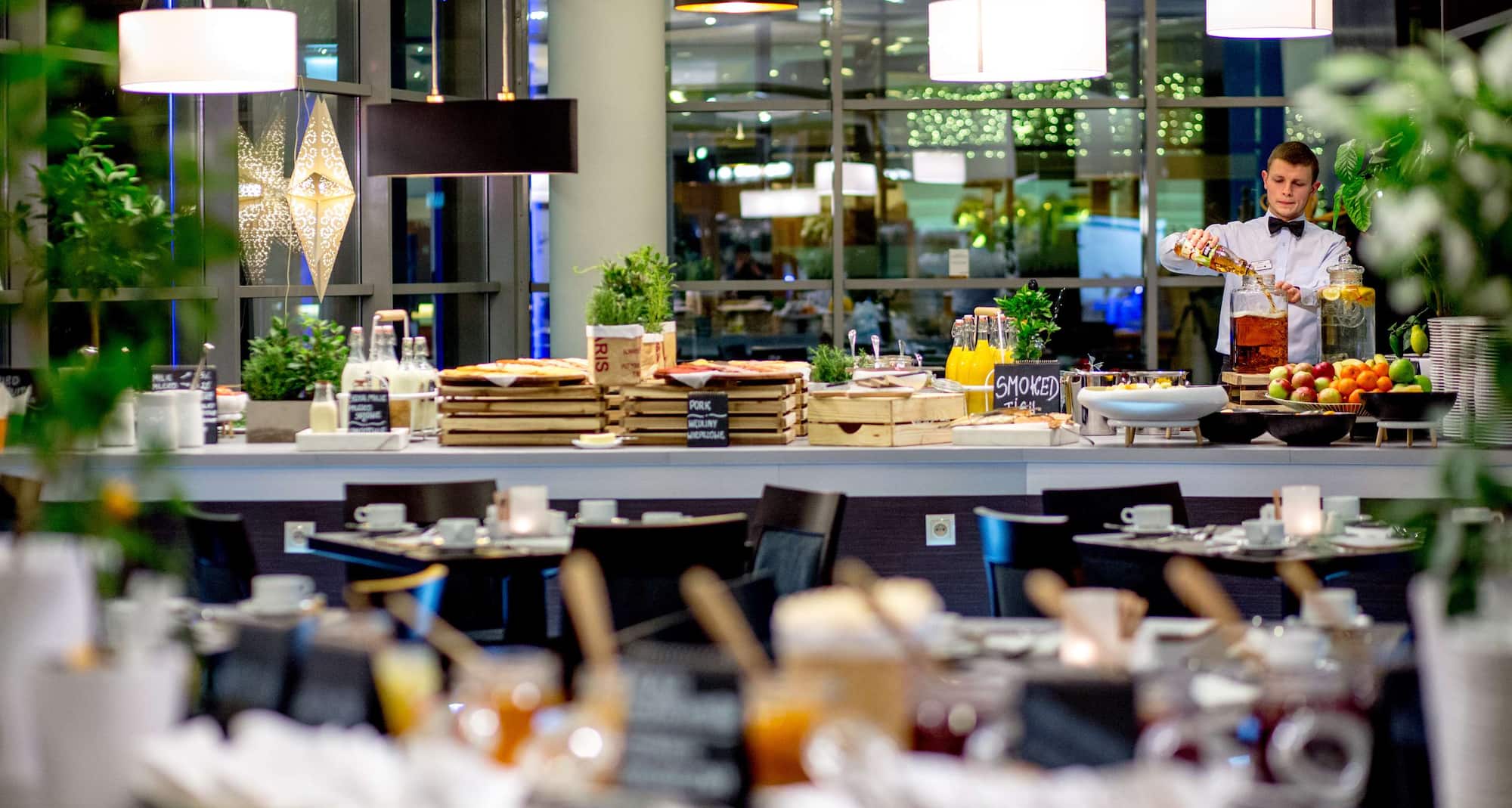 Radisson Blu Hotel, Szczecin - bufet w restauracji Europa