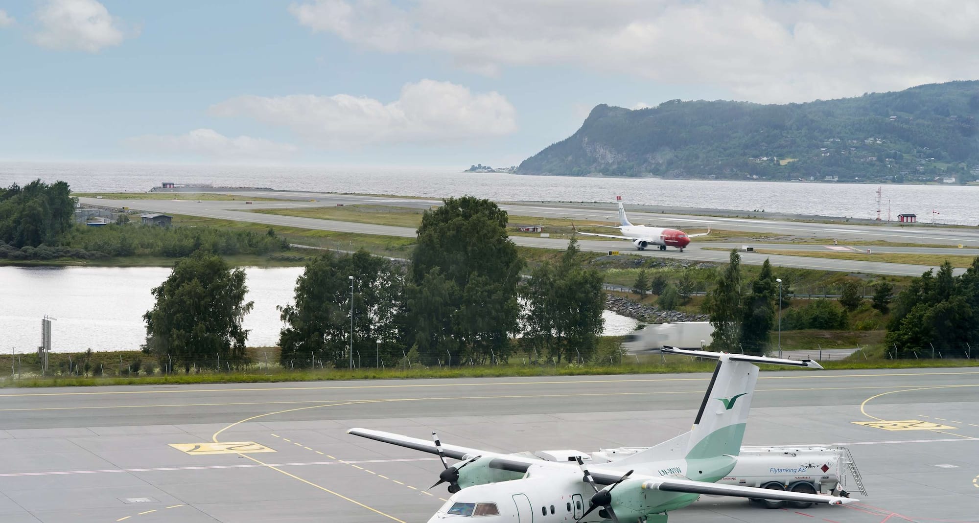 Radisson Blu Hotel, Trondheim Airport - Premium-rum - Utsikt över landningsbanan och fjorden