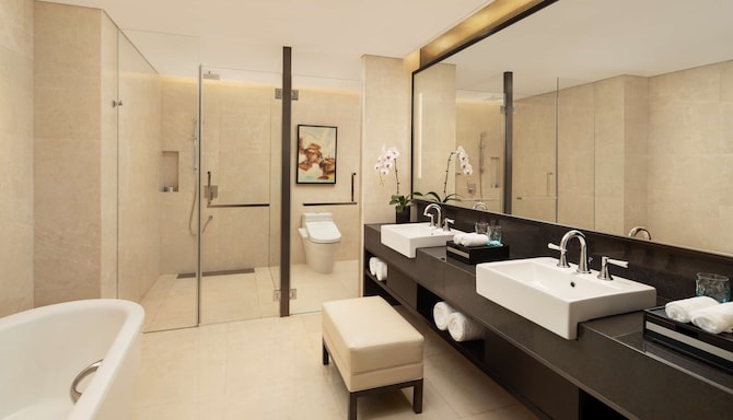 Radisson Blu Hotel, Wuhan ETD Zone - Presidential Suite with lounge access bathroom
