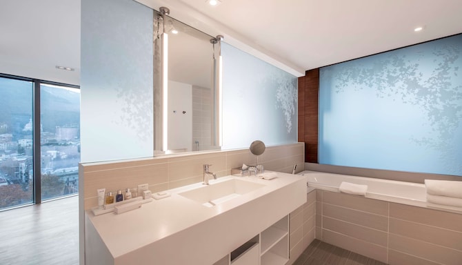 Radisson Blu Iveria Hotel, Tbilisi City Centre - Premium Panoramic City View Bathroom