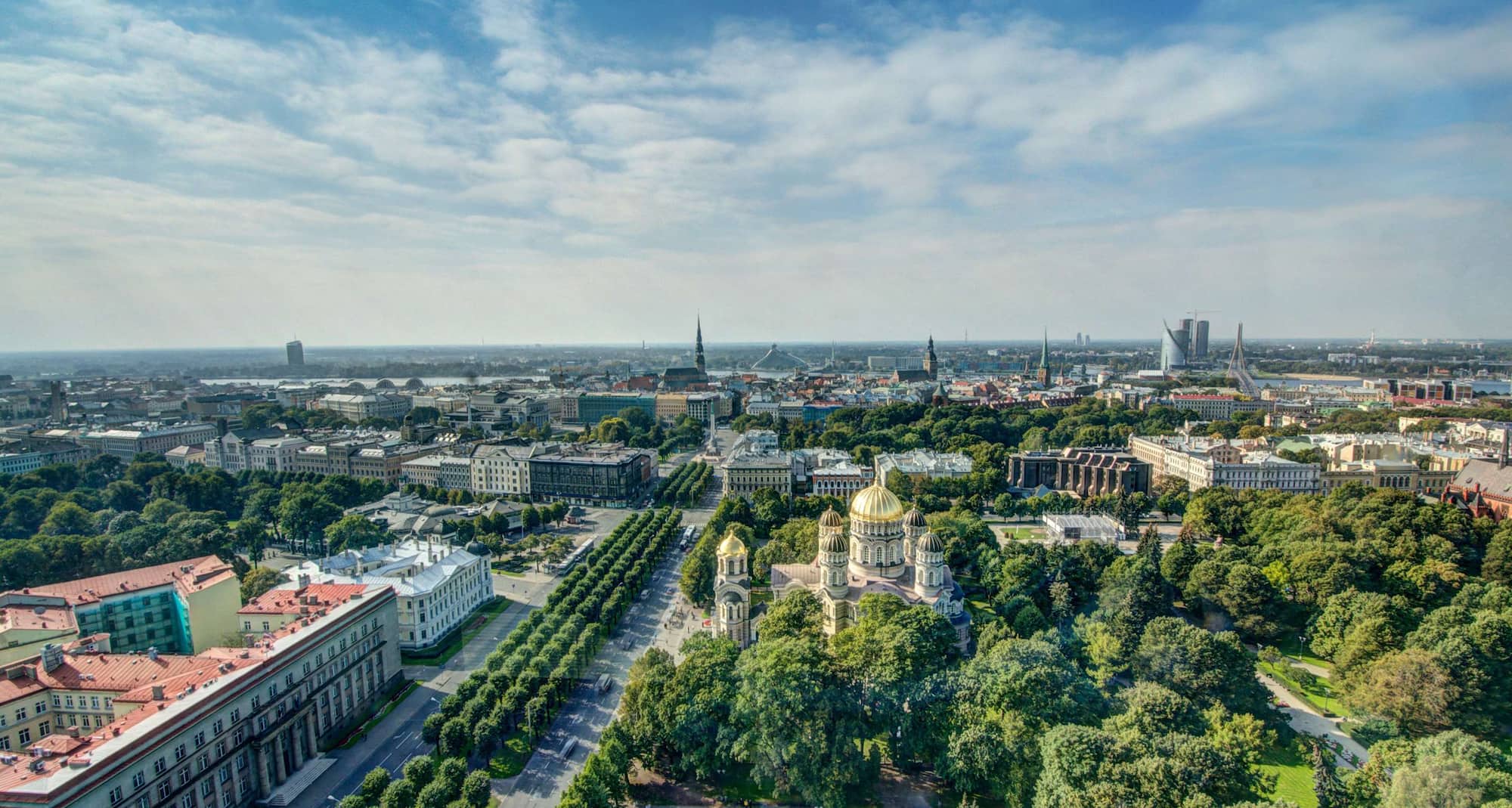 Radisson Blu Latvija Conference and Spa Hotel, Riga - Skyline Bar view