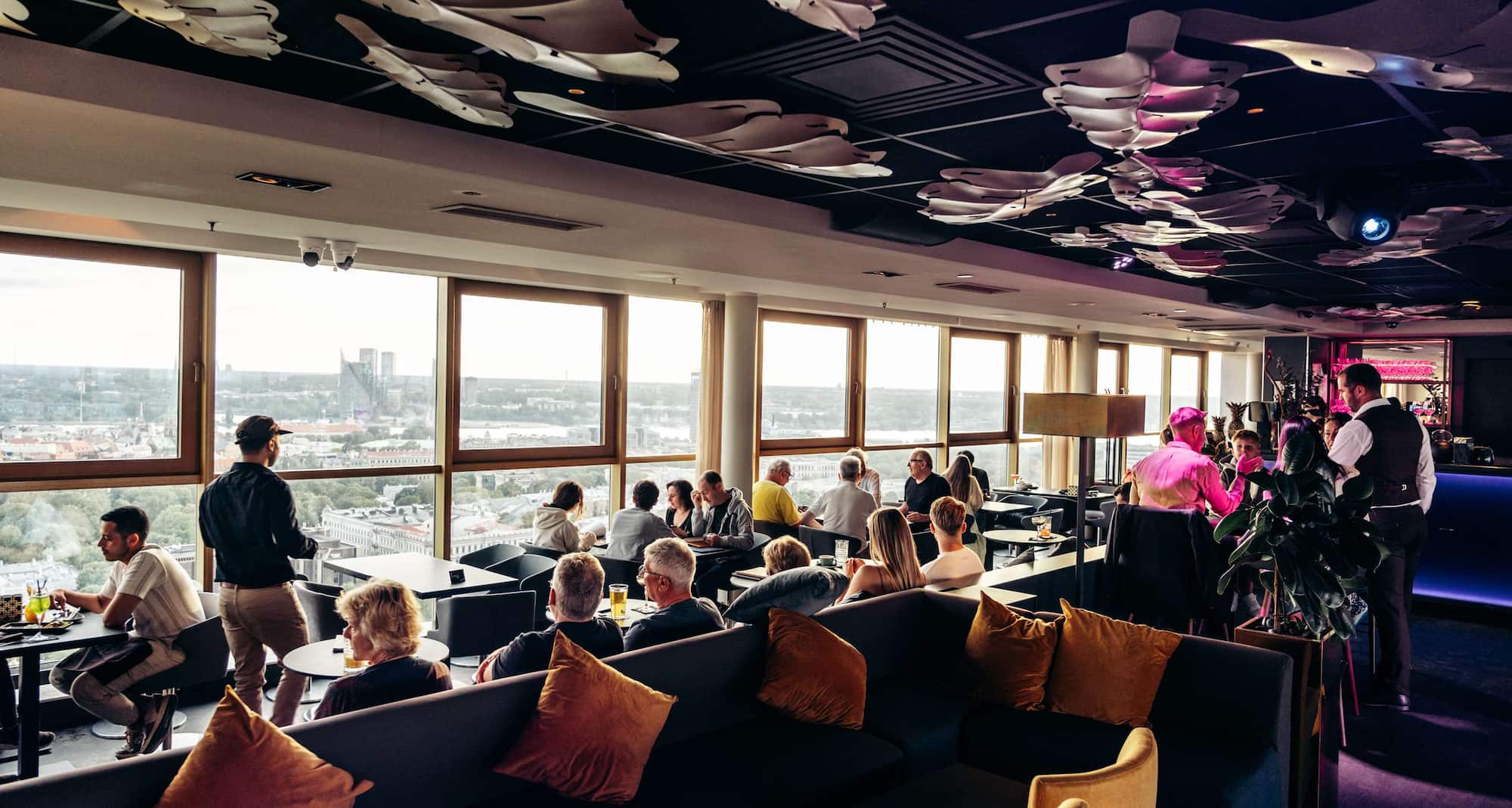 Radisson Blu Latvija Conference and Spa Hotel, Riga - Skyline bar view