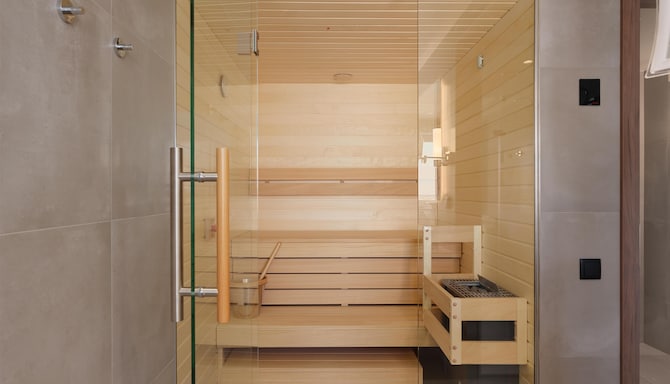 Radisson Blu Latvija Conference & Spa Hotel, Riga - Presidential bathroom Sauna