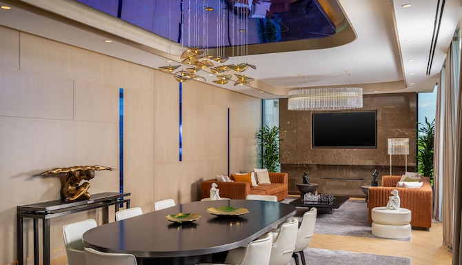 Radisson Blu Leogrand Hotel, Chisinau - Presidential Suite with Terrace - Living Room