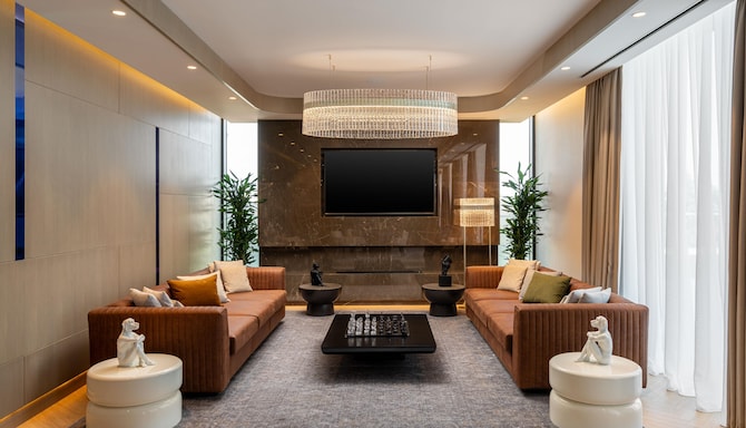 Radisson Blu Leogrand Hotel, Chisinau - Presidential Suite with Terrace - Living Room