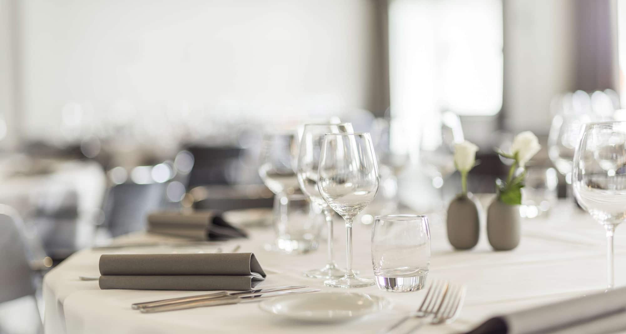 Radisson Blu Limfjord Hotel, Aalborg – festmiddag i mødelokale