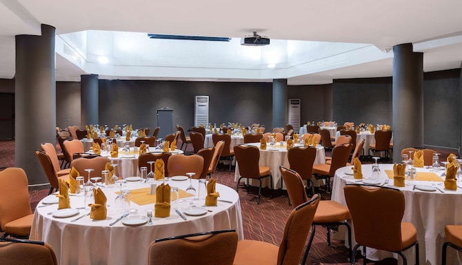 Radisson Blu Mammy Yoko Hotel, Freetown - Aberdeen Hall with banquet setup