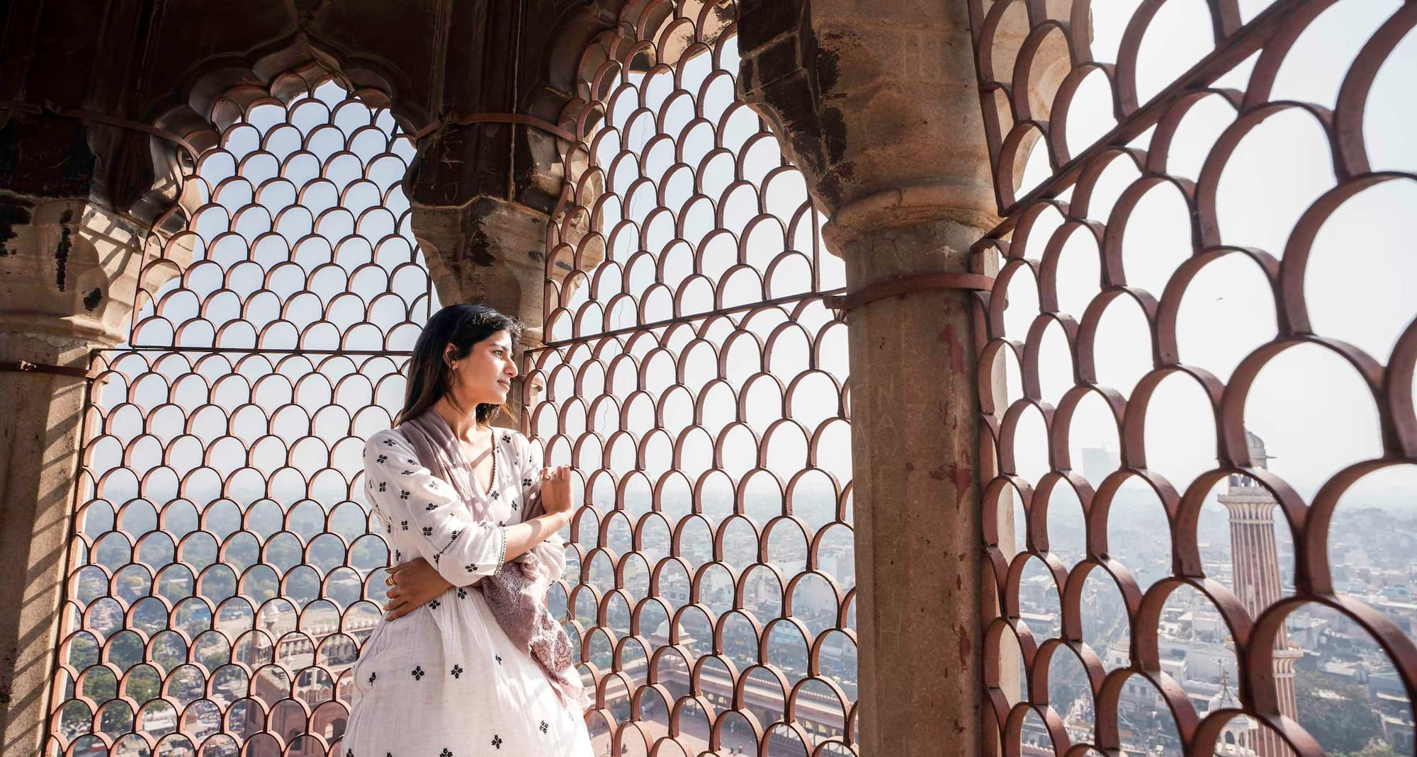 View from Jama Masjid Mosque Tower