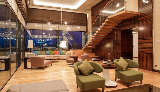 Radisson Blu M'Bamou Palace Hotel, Brazzaville - Penthouse living room