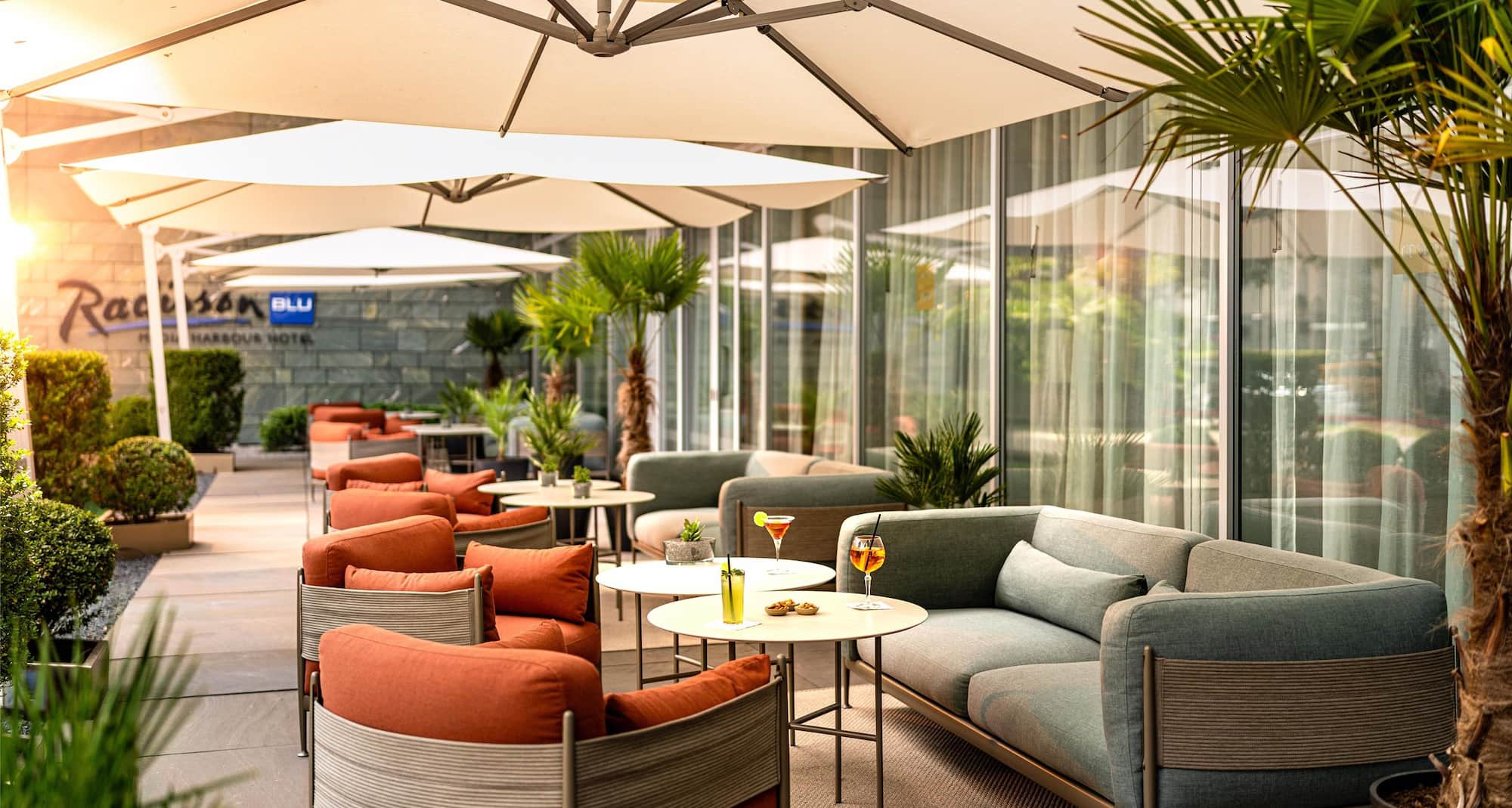 Radisson Blu Media Harbour Hotel, Dusseldorf - Terrace