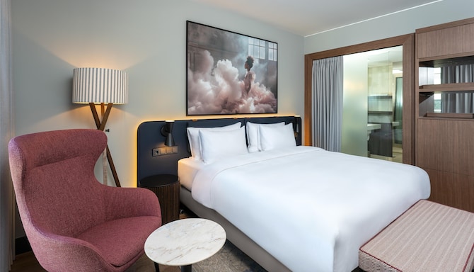 Radisson Blu Media Harbour Hotel, Dusseldorf - Gaestezimmer