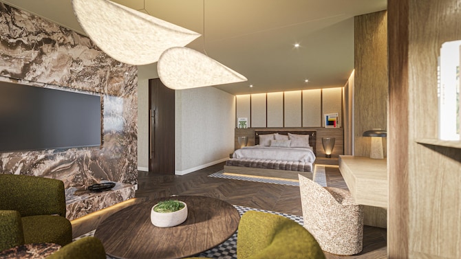 Radisson Blu Medlock Hotel, Manchester - Penthouse Suite Bedroom