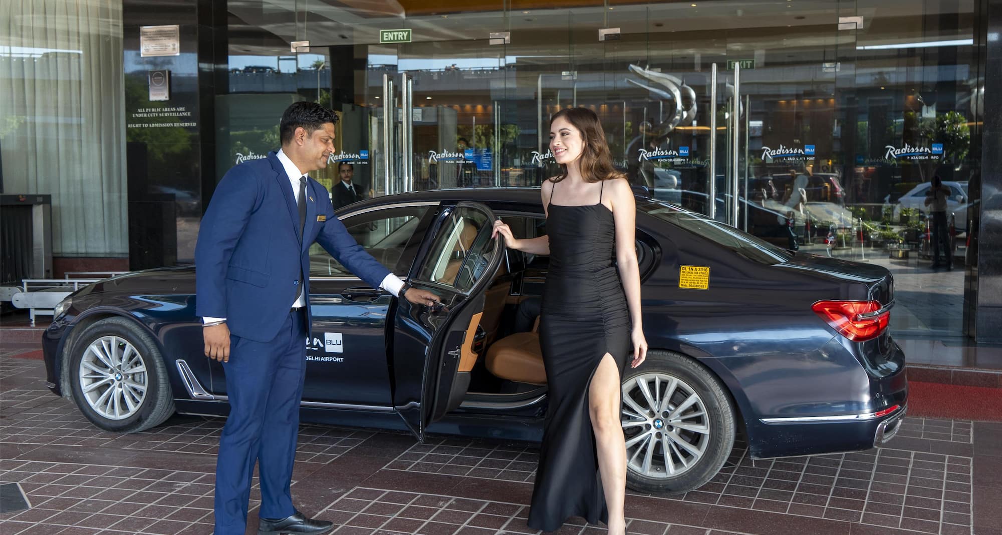 Radisson Blu Plaza Hotel, Delhi Airport - Welcoming the guest