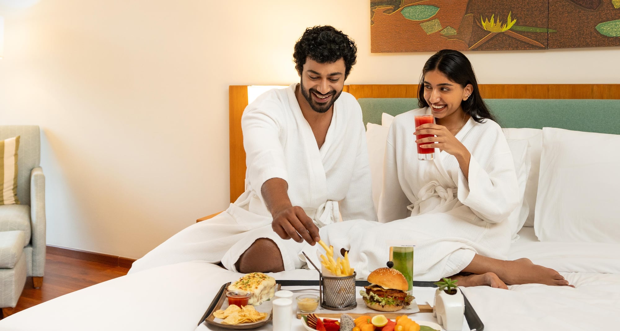 Radisson Blu Plaza Hotel, Hyderabad Banjara Hills - Breakfast in Bed
