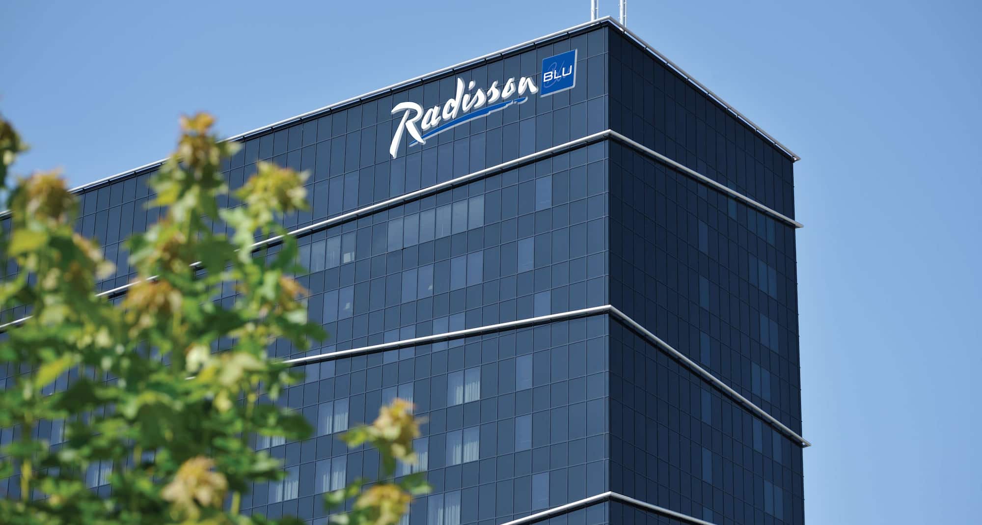 Radisson Blu Plaza Hotel, Ljubljana - Hotel Exterior with Logo